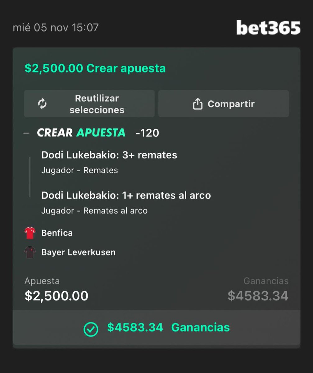Nos vamos 6-3 en el día, gran jornada de UCL

Alejandro Regó más de 2.5 entradas (+125) ✅

Lukebakio remates (-120) ✅

Spurs + City (-120) ✅