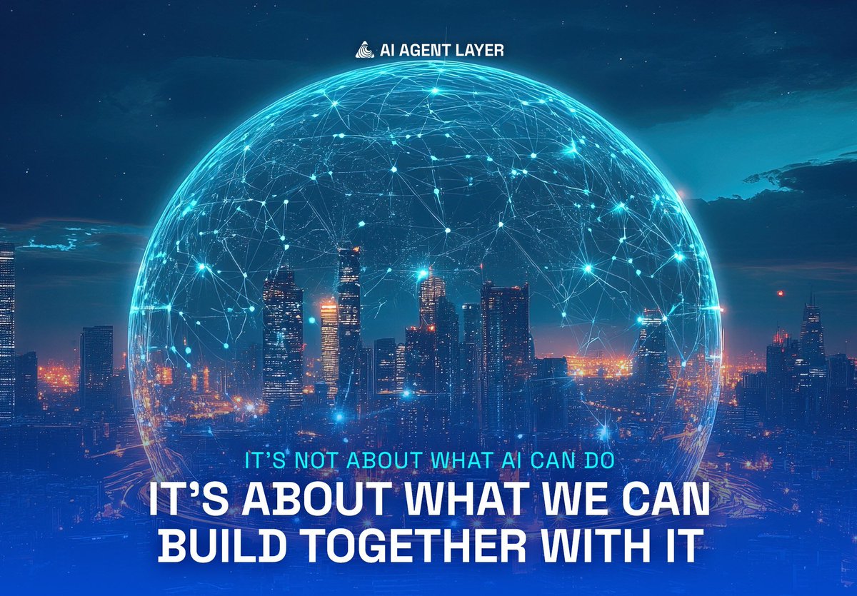 AIAgentLayer's tweet image. It’s not about what AI can do.

It’s about what we can build together with it.
