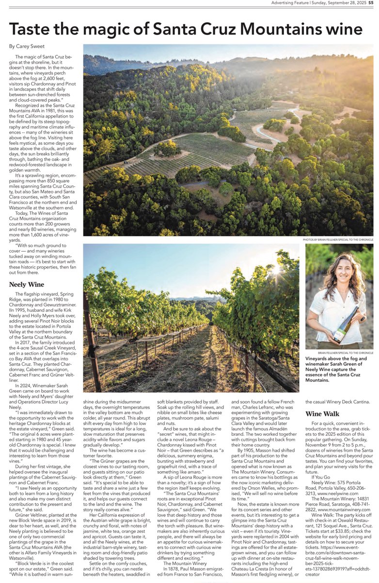 A recent sojourn to Santa Cruz found so many treasures. There are so many exceptional wineries, growers and producers in the Santa Cruz Mountains AVA - here are some of my happy picks. #visitsantacruz #winesofthesantacruzmountains #sanfranciscochronicle