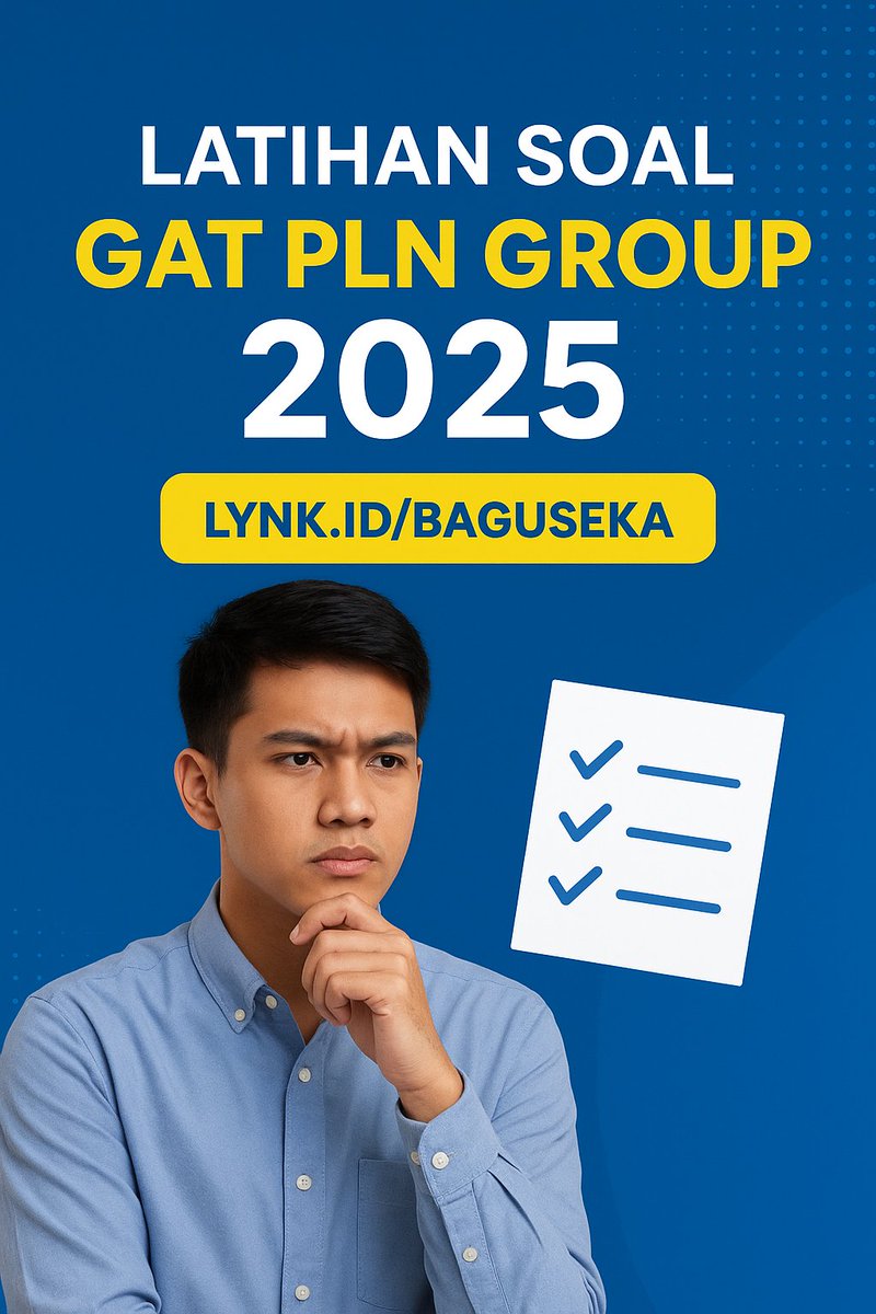 springchowon's tweet image. 🚀 Banyak yang gagal GAT PLN karena kurang latihan...
Jangan sampai kamu salah satunya!

🎯 Dapatkan paket soal + pembahasan GAT PLN 2025
Latihan intensif biar makin tajam ngerjain soal BUMN 💥

Cek di sini 👉 lynk.id/baguseka