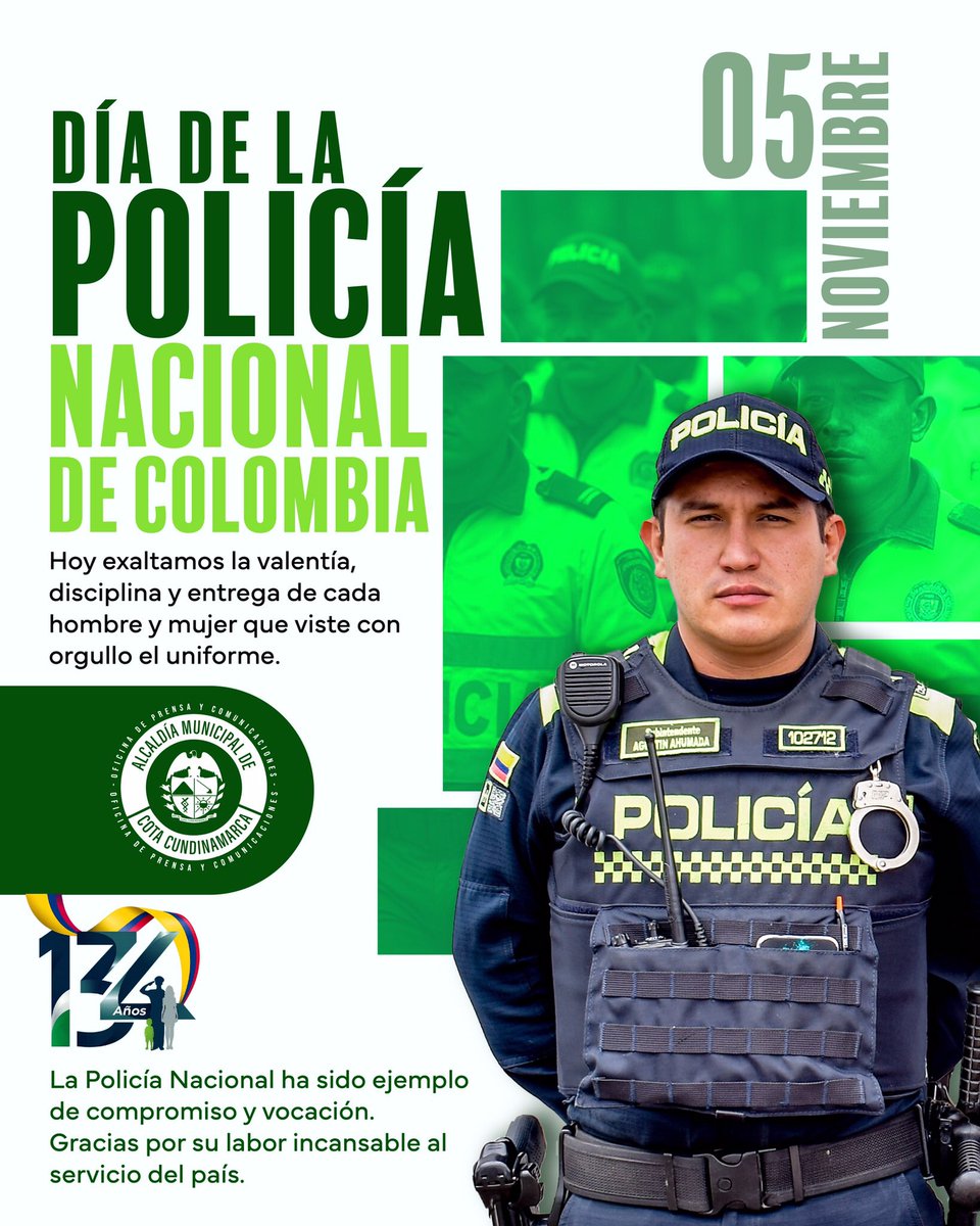 Exaltamos la valentía, disciplina y entrega de cada hombre y mujer que viste con orgullo el uniforme de la Policía Nacional