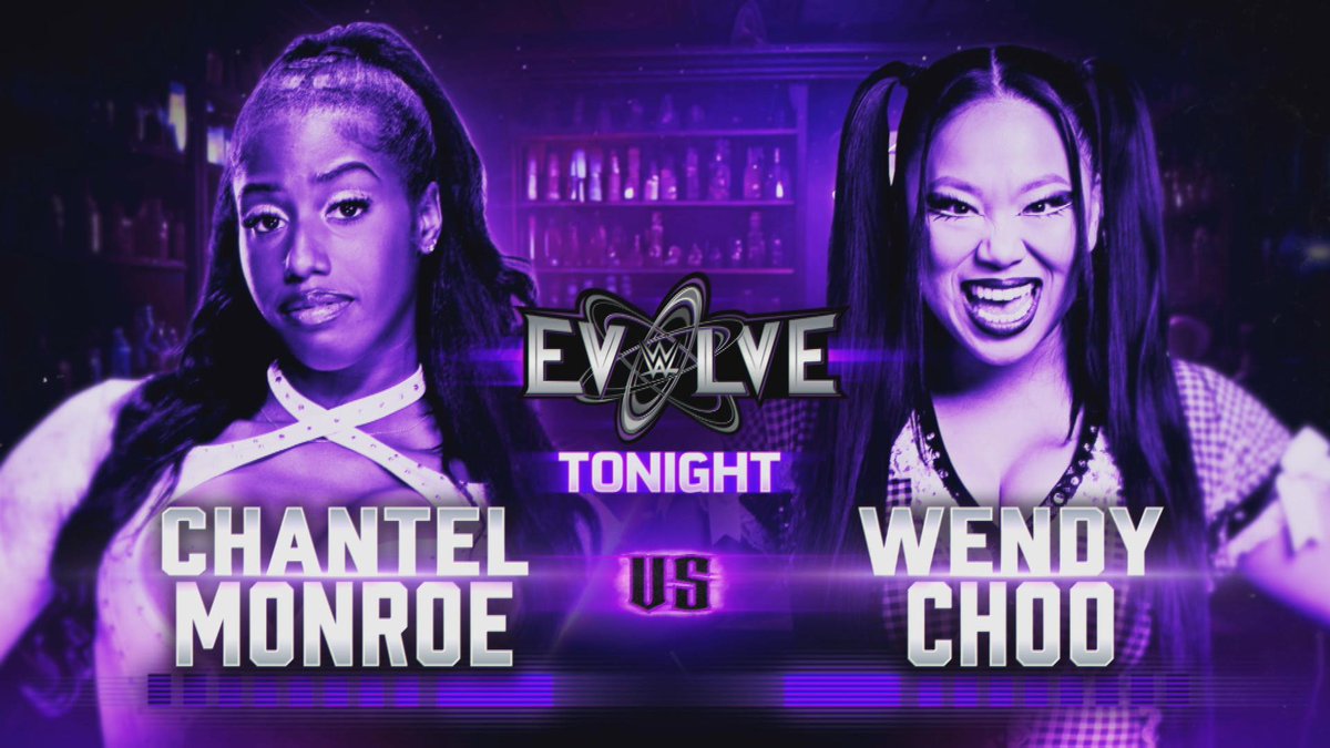 Get ready for the new era of Choo as <a href="/therealestwendy/">Wendy Choo</a> takes on <a href="/ChantelMonroe_/">Chantelwwe</a> TONIGHT on Evolve!

Tune into #WWEEvolve tonight only on <a href="/Tubi/">Tubi</a> at 8e/5p. 

WATCH HERE ▶️ tubitv.com/series/3000151…