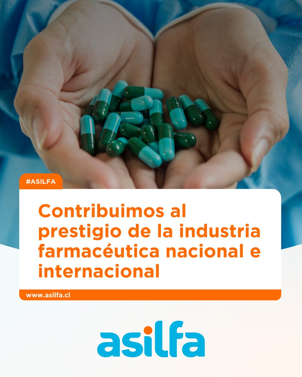Somos el punto de encuentro de #laboratorios que creen en estándares altos y conducta responsable.
 
Desde #Chile hacia América Latina, fortalecemos un mercado con calidad, acceso y competencia, elevando el prestigio de toda la industria. 

¡Más en asilfa.cl!