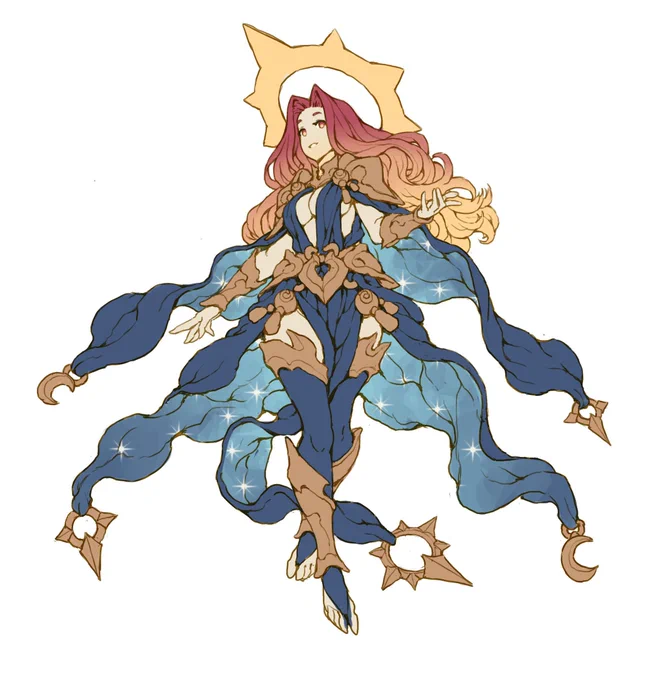 Goddess lineart: