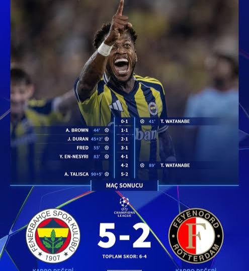 Oğlum biz Hollanda’nın son şampiyonuna ve şu anki liderine 5 attık, bunlar ise son üç maçta isabetli şut çekemeyen bir Hollanda takımına 3 attı diye kendilerini Real Madrid sanıyorlar.