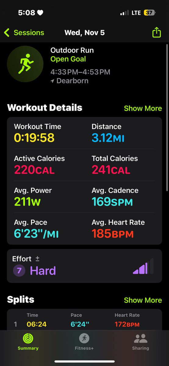 Lizzys1206's tweet photo. Ran a new 5k PR of 19:58 on the track today with Coach Erin Hegarty https://t.co/nyWGp6dI02