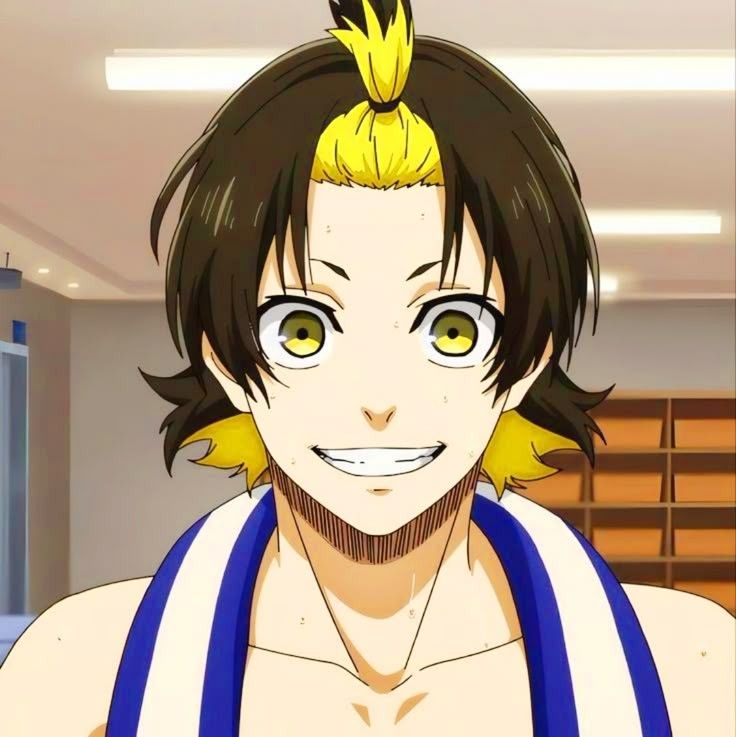 Elpoiorojito's tweet image. A mí me gusta pensar que Bachira nació por inseminación artificial porque Yuu de verdad quería ser madre
Bachiramente lo único que heredó del donante fue el rubio de debajo y ya