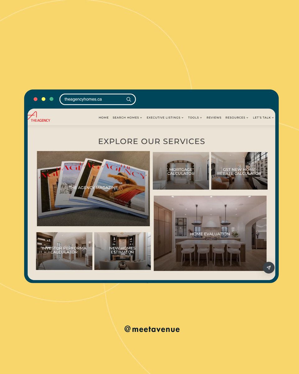 Another stunning launch for The Agency Homes! 🖤

Bold branding meets clean design in this custom-built site, where every detail stands out.

✨ See it live: theagencyhomes.ca