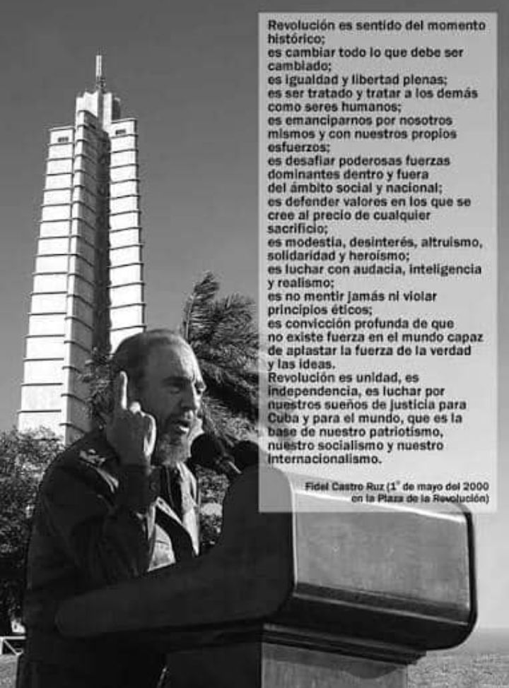 otero_reinier's tweet photo. #ACINOX e #IndustriasCuba | Es la hora de gritar Revolución y tomarnos de las manos todos unidos porque #JuntosSomosMás.

#100AñosConFidel
@GAcinox 
@MindusIndustria https://t.co/sDWF4Kw2Gb