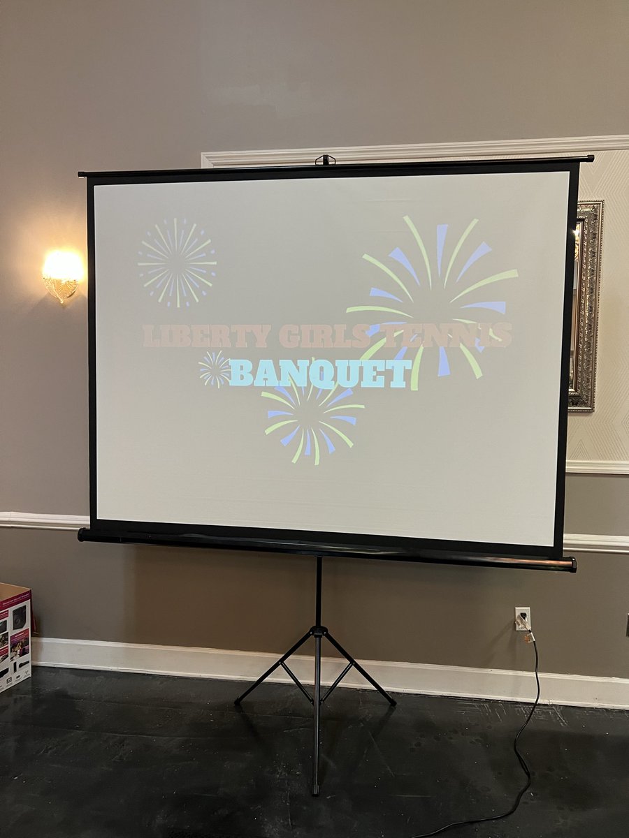 Ready &amp; Set for 2025 Liberty Girls Tennis Banquet. T-Minus 33 minutes before the end of season celebration begins. Tonight we feast. #LetsGoLibsTennis