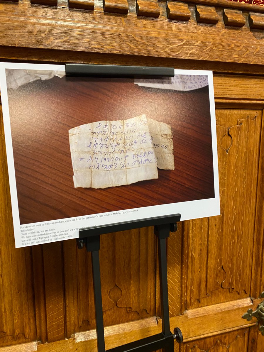 APPGTigray's tweet photo. Today, the APPG on Tigray marked the 5th year since the onset of the war on Tigray with an event featuring @MarysMeals’ documentary “On the Frontlines of Hunger” and the photography of @XimenaBorrazas  capturing the human cost of violence and displacement. https://t.co/QStLMn75o5