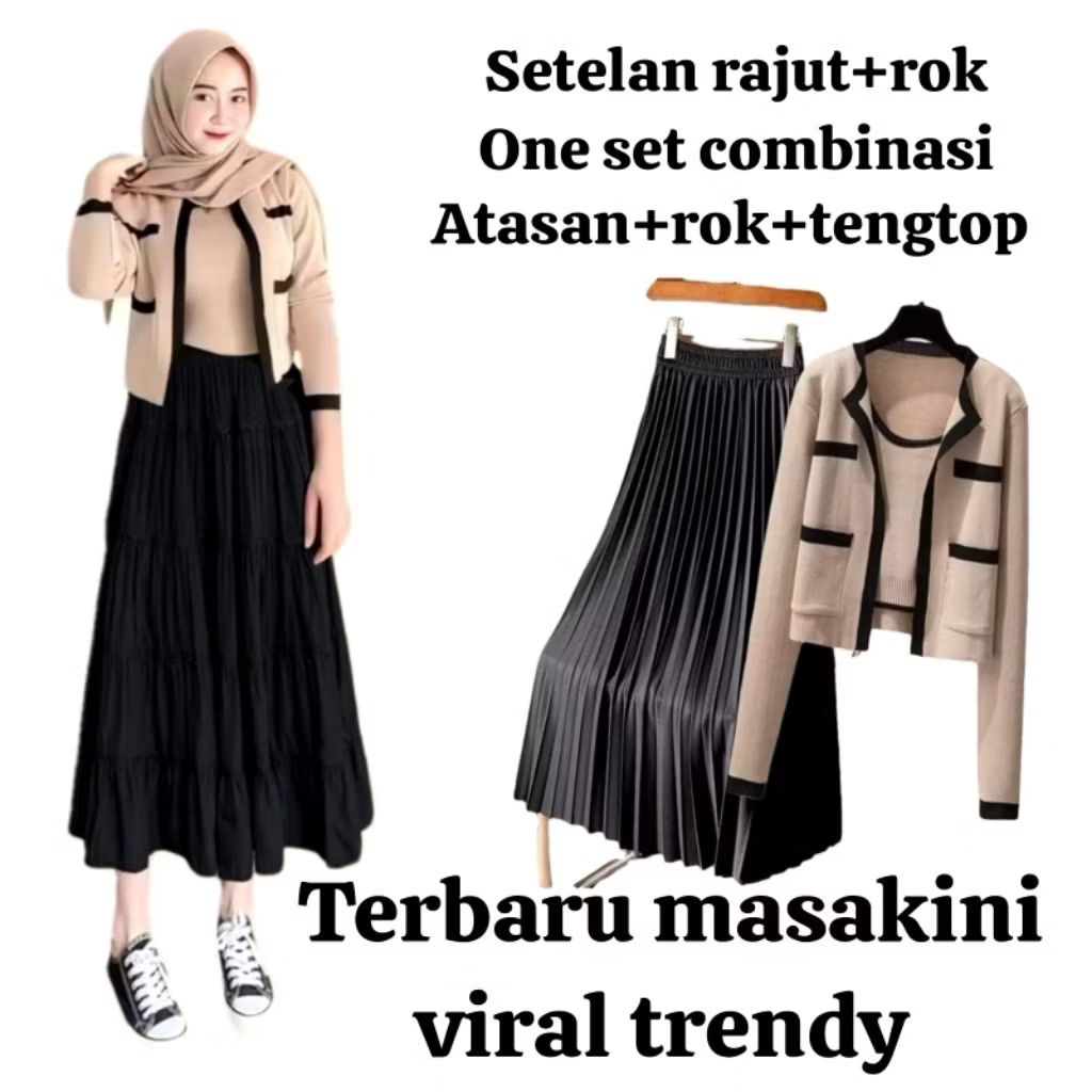 MariShopee's tweet photo. Setelan Rajut Batwingman / Rok / Set Fashion / Set Rajut

 https://t.co/hOcmmcta2j https://t.co/d1KehqziMi