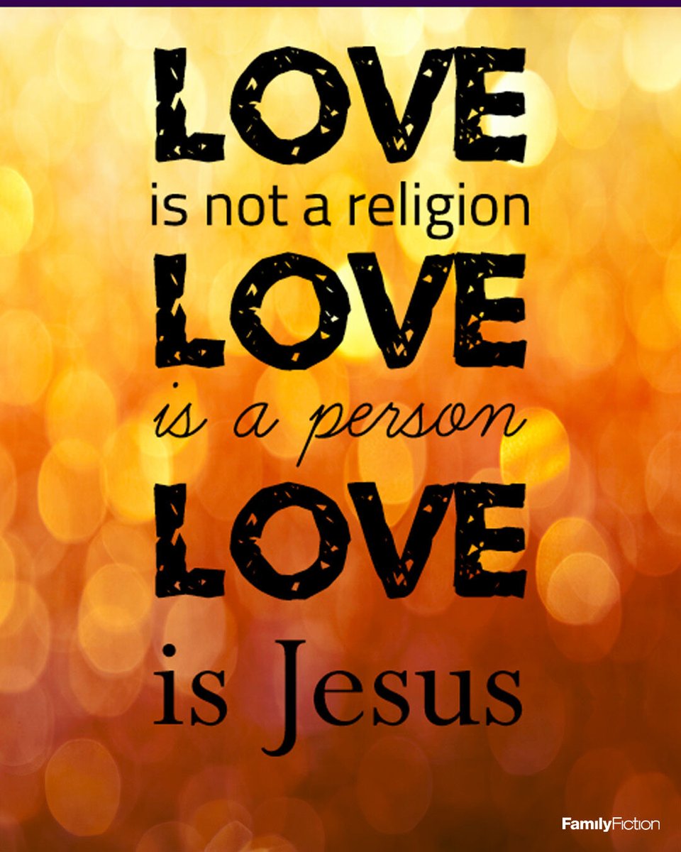 FamilyFiction's tweet image. Love is Jesus