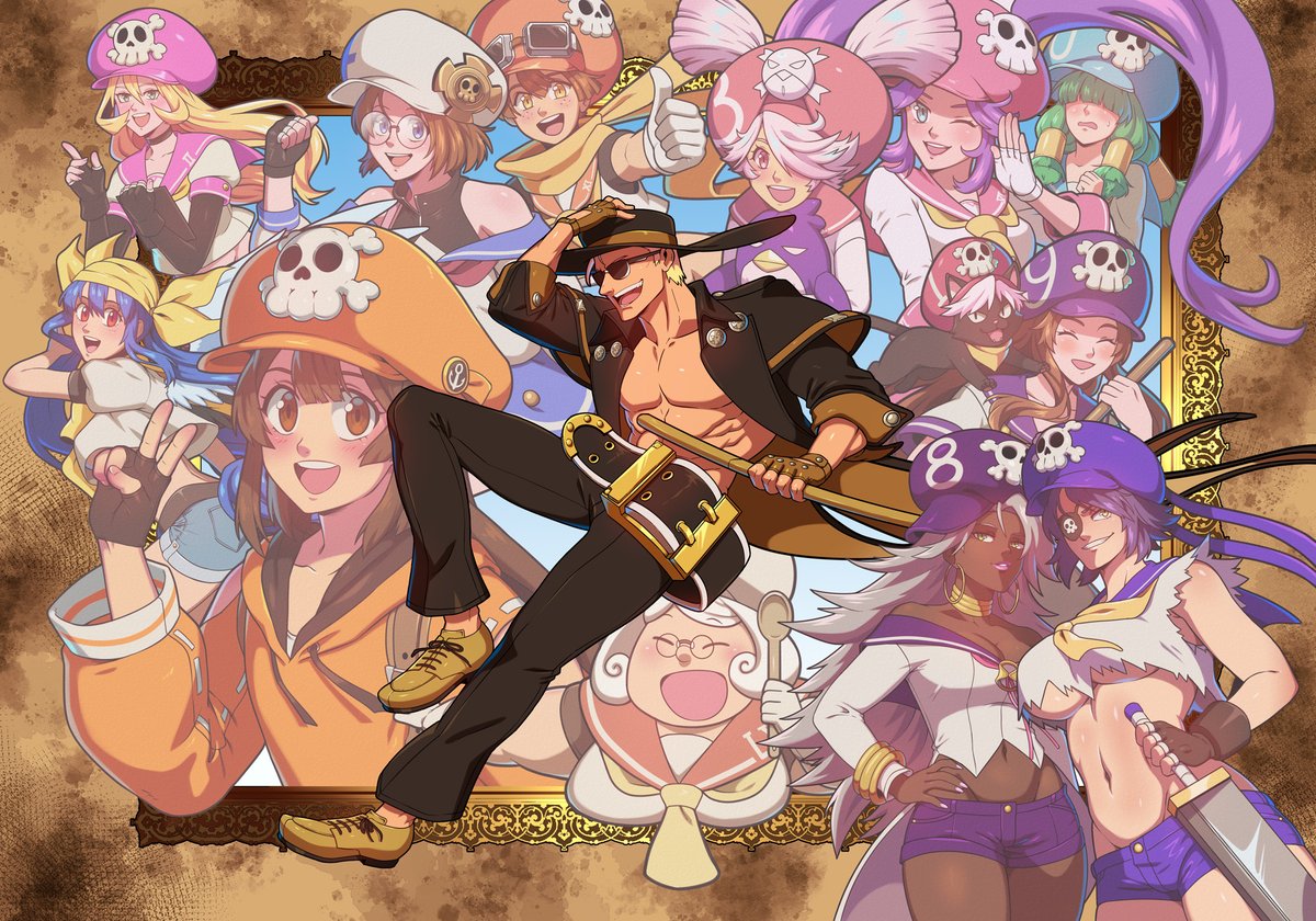 ディズィー(ギルティ・ギア) ,メイ(ギルティギア) 「still one of my fave prints!!」|きつね！！🦄のイラスト