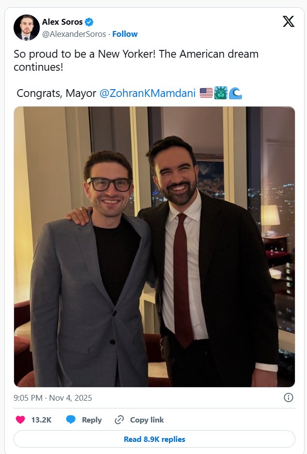 GenePatrickson's tweet image. In case there was any doubt where a good amount of the dark money came from to takeover NYC.