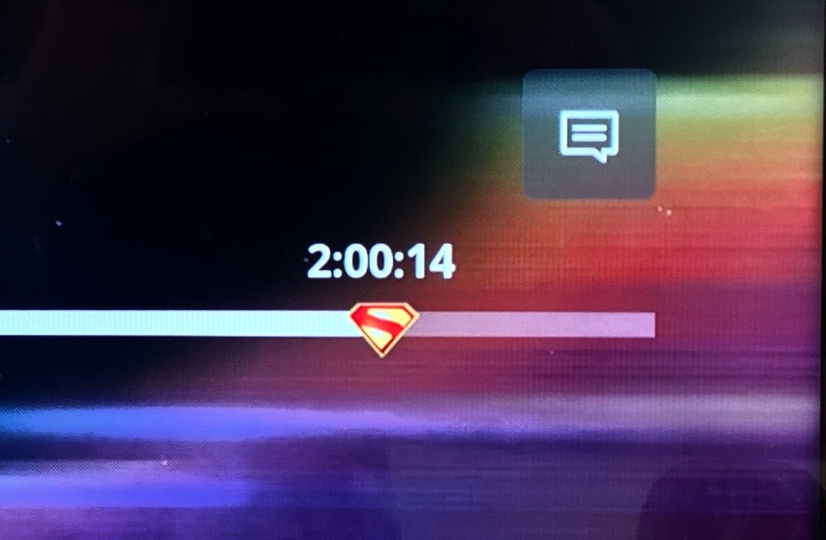 They just added #FantasticFour profile avatars to Disney+.

Also, I just noticed that if you watch #Superman on HBO Max the dot at the end of the progress bar changes into the S-Shield.

Super Fantastic indeed.