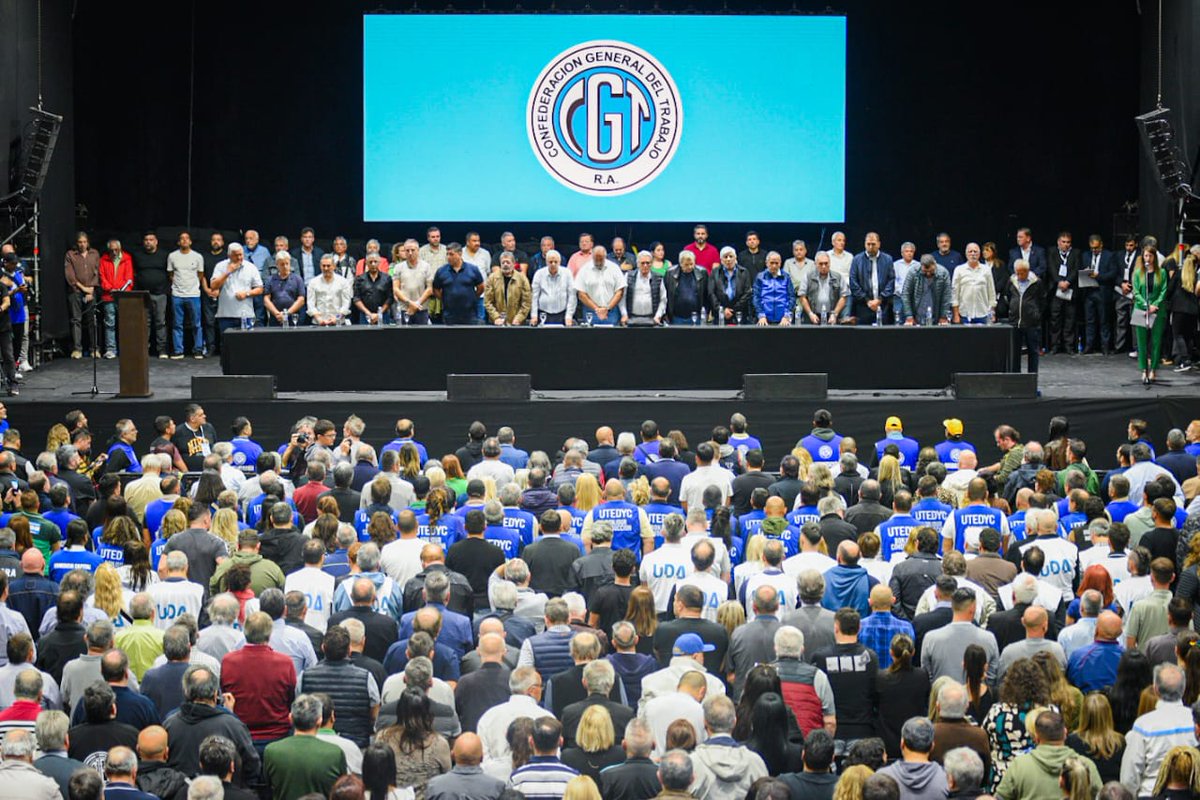 Hoy junto al Secretario General de la UPCN Consejo Directivo Nacional, Compañero Andrés Rodriguez participamos del Congreso Nacional Ordinario de la Confederación General del Trabajo (CGT), donde se llevó a cabo la elección de las nuevas autoridades de la central obrera.