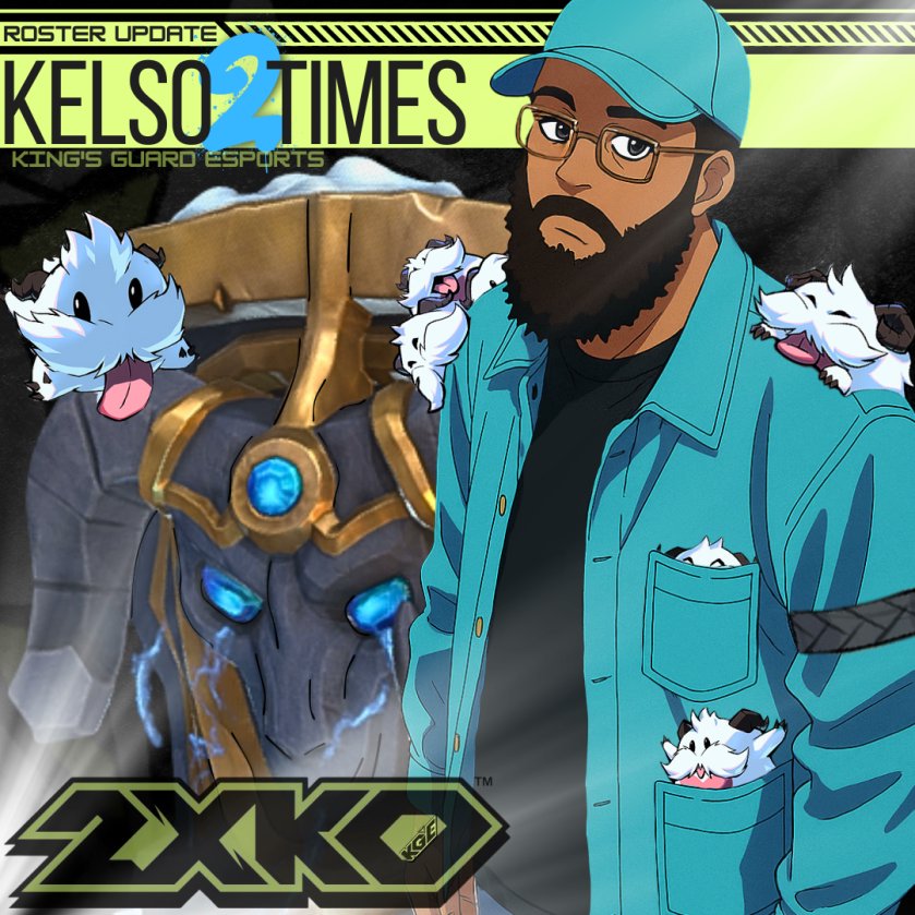 We keep getting stronger with our newest addition <a href="/Kelso2Times/">Kelso2times</a>! He has been working on some amazing 2XKO content.

Stay tuned as we help produce and promote such an amazing player!

#WeAreKingsGuard