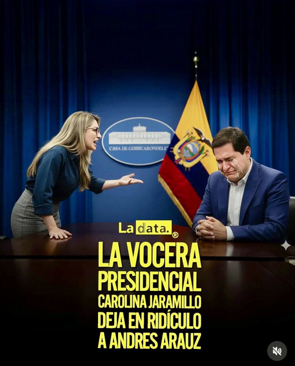 A ver <a href="/ecuarauz/">Andrés Arauz</a> … Si hasta Carolina Jaramillo trapea el piso contigo, es porque NO MISMO, MISMO… Lo #Lelo se te desborda y en tu vida mediocre no has atinado a 1 sola.