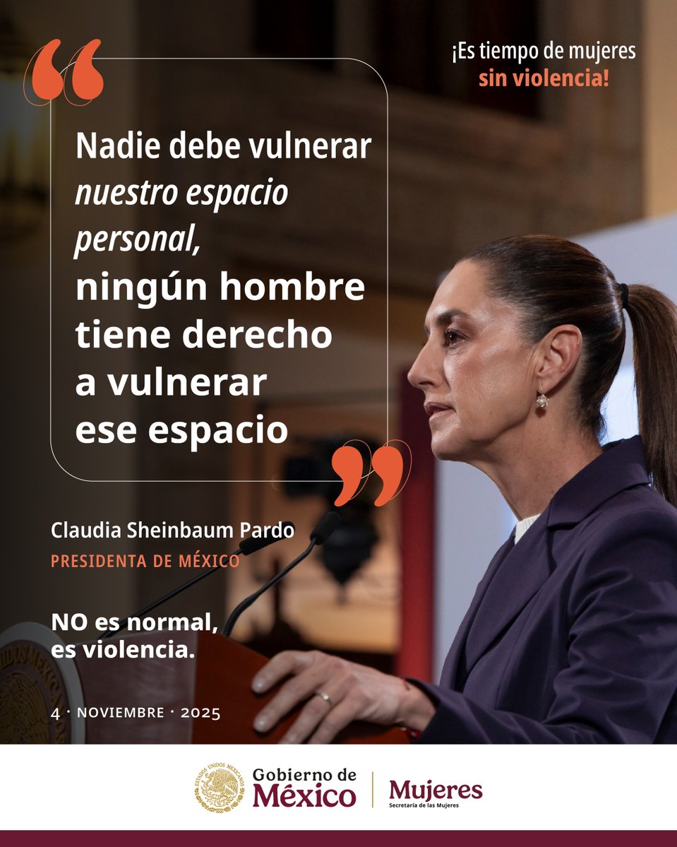 🟠 El acoso sexual #NoEsNormalEsViolencia

#EsTiempoDeMujeresSinViolencia