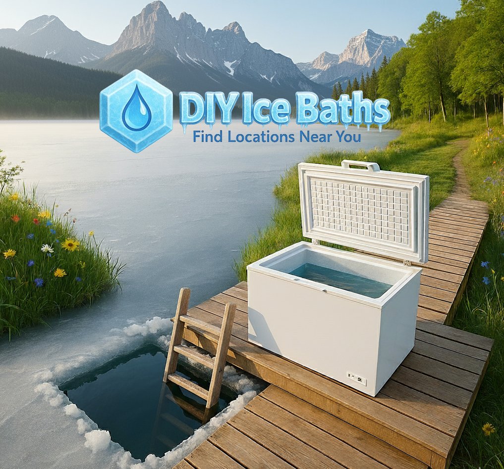 Find your happy place!  Cold plunge in the lake of your dreams!