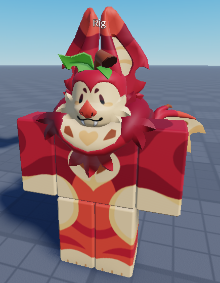 h8rnxt's tweet image. APPLE BAT UGC SET!!! Comes with a head, ears, neck fur, wings and a tail!! You can find them in my group below!

#roblox #robloxugc