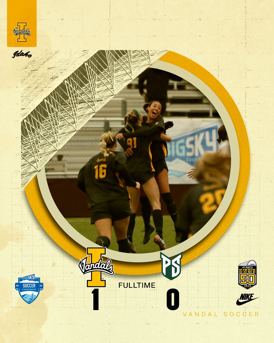 Vandal_Soccer's tweet photo. MOVING ON!

Vandals advance to the semifinals after a 1-0 win over Portland State. The Vandals will face Montana at 1 p.m. Pacific on Friday. 

#GoVandals https://t.co/yctaSYJqTV