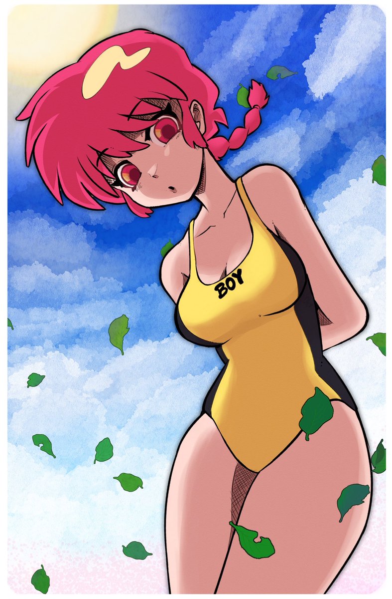 ranko beach time🏖️ 

#ranma