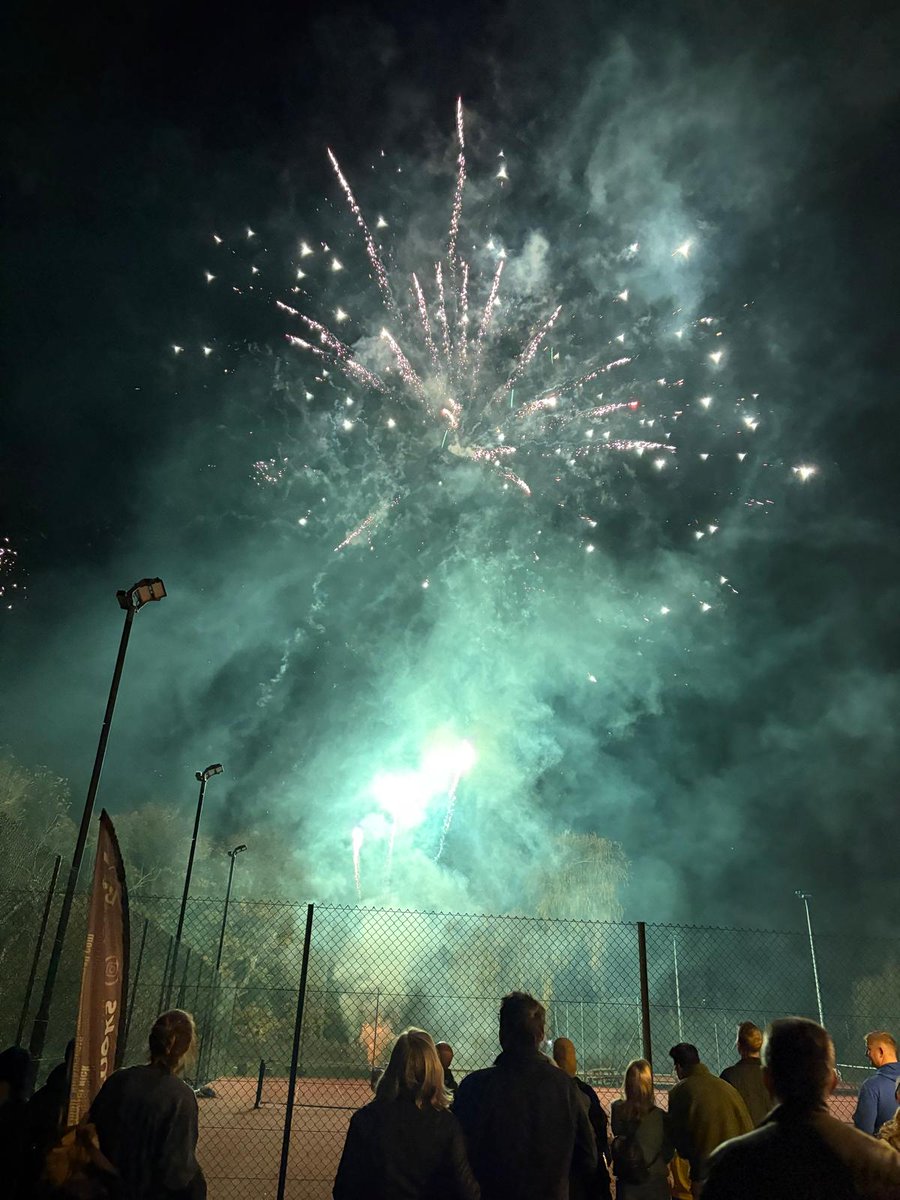 Another great Guy Fawkes Night at Chesham 1879 Tennis, Squash &amp; club and Game4Padel.
Enjoyed by all that were there.🤩