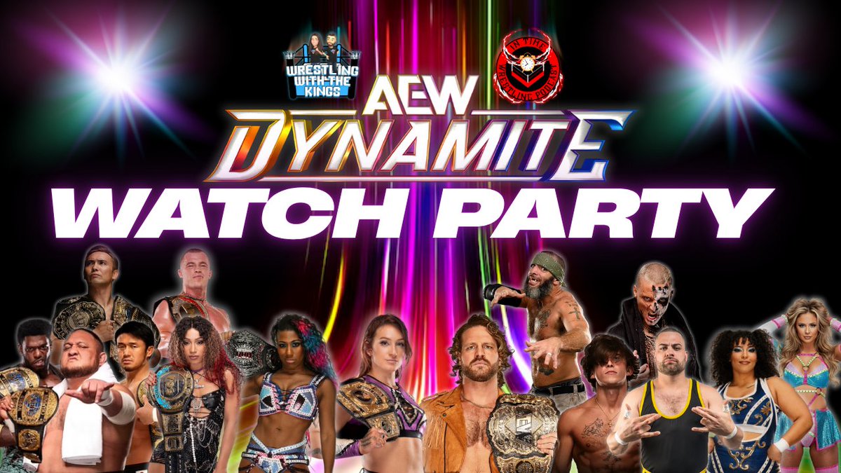 Join The Debate Network LIVE!!! on <a href="/CircleOfDebate/">Circle Of Debate</a> on YouTube at 7:55pm EST for the #AEWDynamite watch along

Click the link to join the chat, hit the like button, share the stream, hit the subscribe button and tap the bell and turn on all notifications

youtube.com/live/S-MXXHTns…