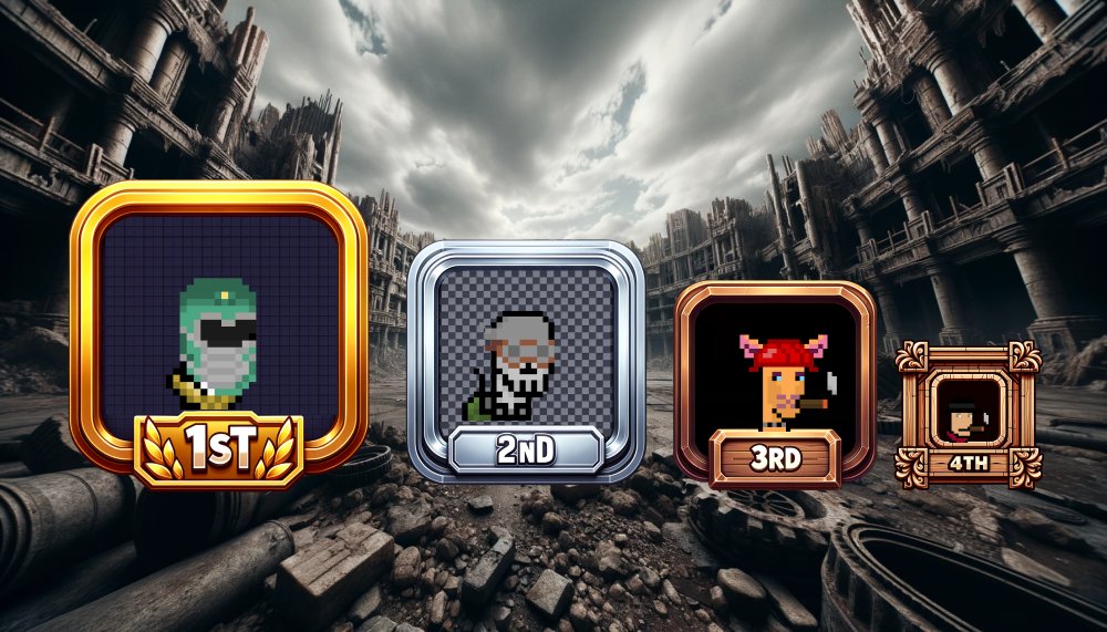 ⚔ Shillverse Arena Results ⚔

 Fighters: 9
 Rounds: 4
 Fights: 11
 1st Punk #1361 - 40 $ROOT
 2nd <a href="/Woltanac/">Wolt</a> #224 - 30 $ROOT
 3rd <a href="/VP4TechLife/">Chris</a> #471 - 15 $ROOT
 4th <a href="/dannypapcrypto/">Dibz1996🥷🚀🌕</a> #1207 - 15 $ROOT

 #TheShillverse