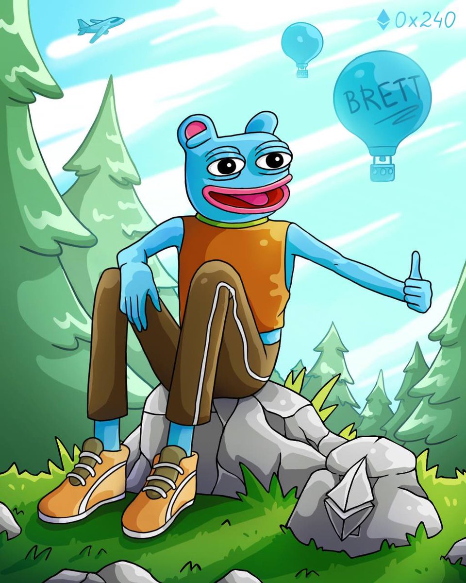 Brett_OG_0x240's tweet photo. @cryptojourneyrs Yes brother,  Brett on ETH = pure upside 🚀
When small caps roar, this one leads 💥
@Brettether #0x240 https://t.co/JUIq248yvw
