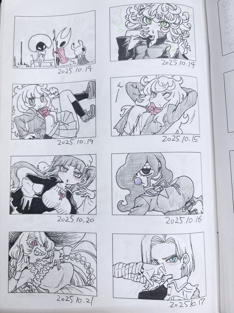 12ヶ月目!1年!!
折り返しから色塗り始めた 