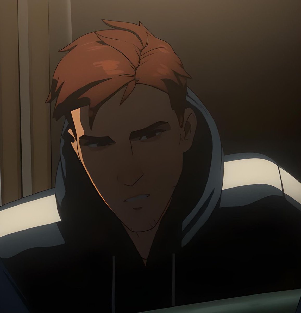 fracturedsword's tweet photo. he’s so broody and depressed he is me #dispatch https://t.co/hb1xyH4Tal