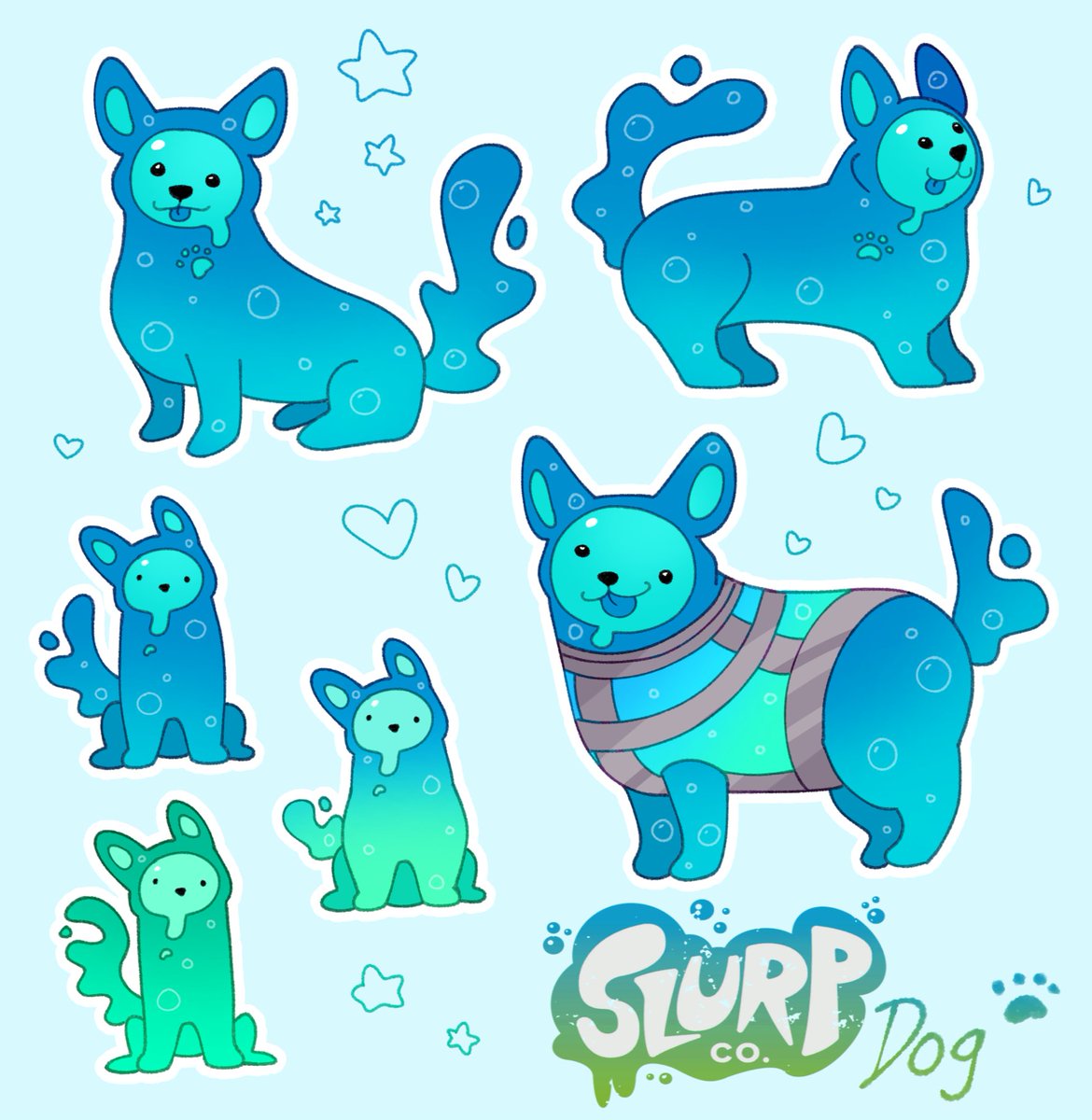 dat_pal's tweet image. Feel like a slurp companion is inevitable so here's my concept for a slurp dog !! #fortnite #FortniteArt