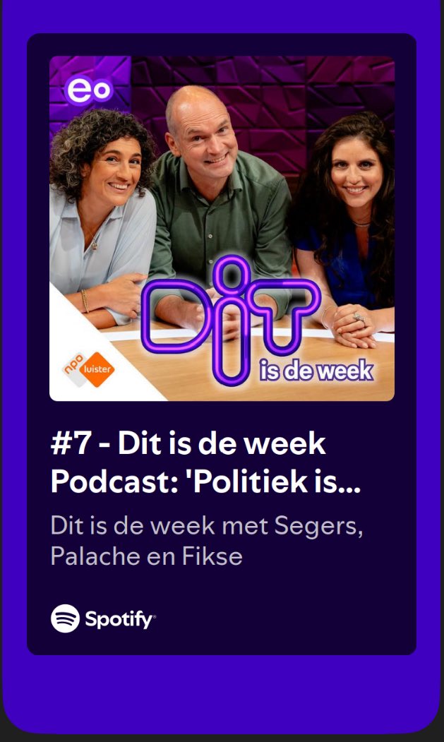 Waar de uitzending stopt, gaat de podcast verder:
