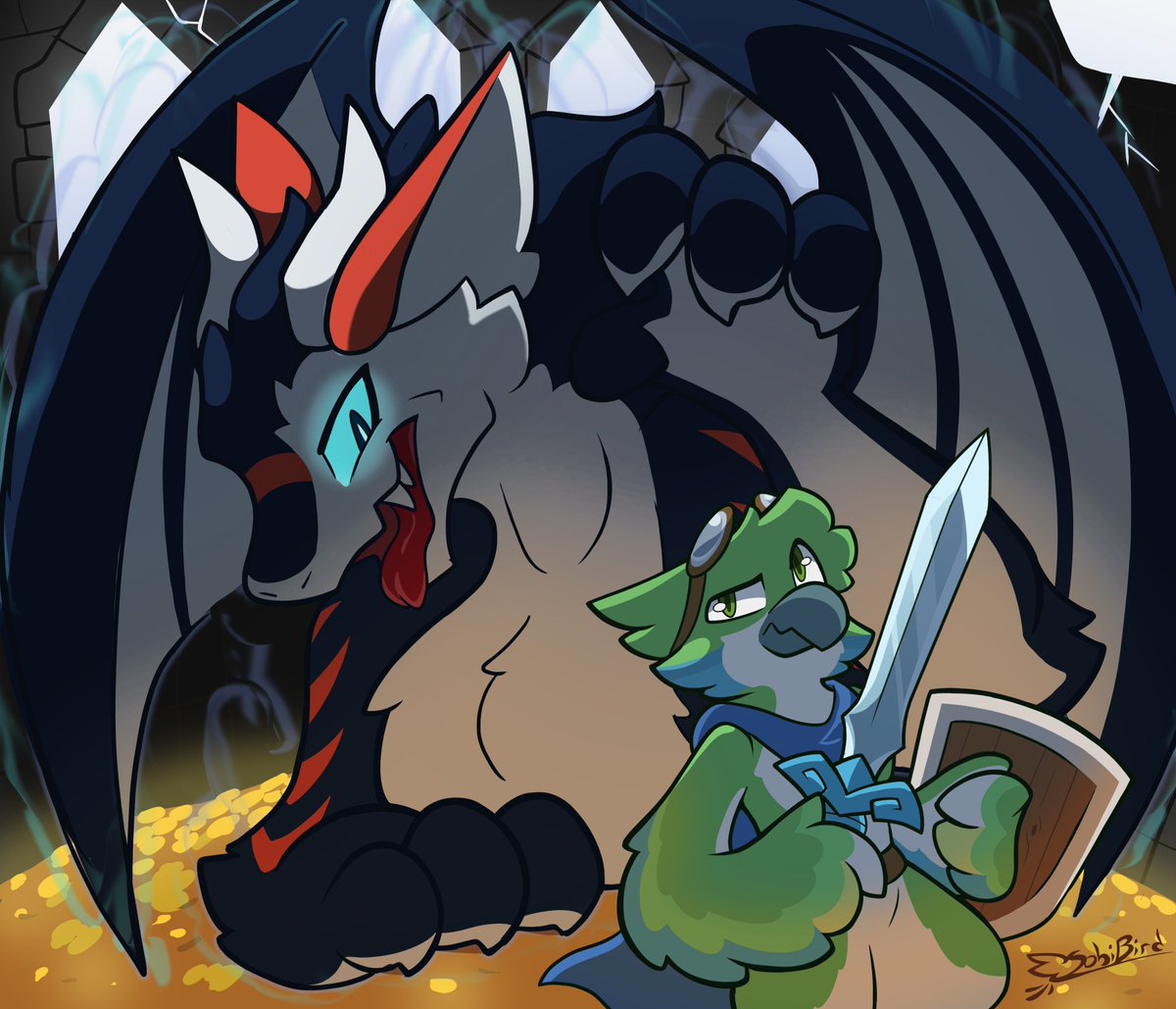 SobiBirb's tweet image. Careful on where your adventures take you...

Bday gift for @Encoye