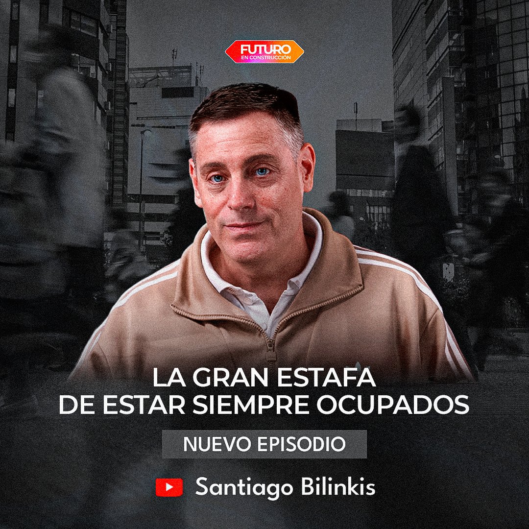 bilinkis's tweet photo. ¿Sentís que el tiempo no te alcanza para nada? ¿Que corrés todo el día y aun así quedas agotado y lleno de pendientes? ¿Necesitás bajar un cambio y no sabés cómo?

En el nuevo episodio de Futuro en Construcción hablamos sobre cómo 
recuperar el control de tu tiempo… y también, de paso, tu calidad de vida.

Acá va el link para que puedas verlo! https://t.co/bCxq81ubKx