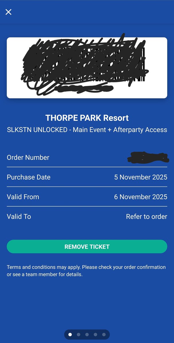 My SLKSTN ticket has arrived, just so you know, you can add it to the Thorpe app to make it easier for tomorrow. BRING ON TOMORROW!