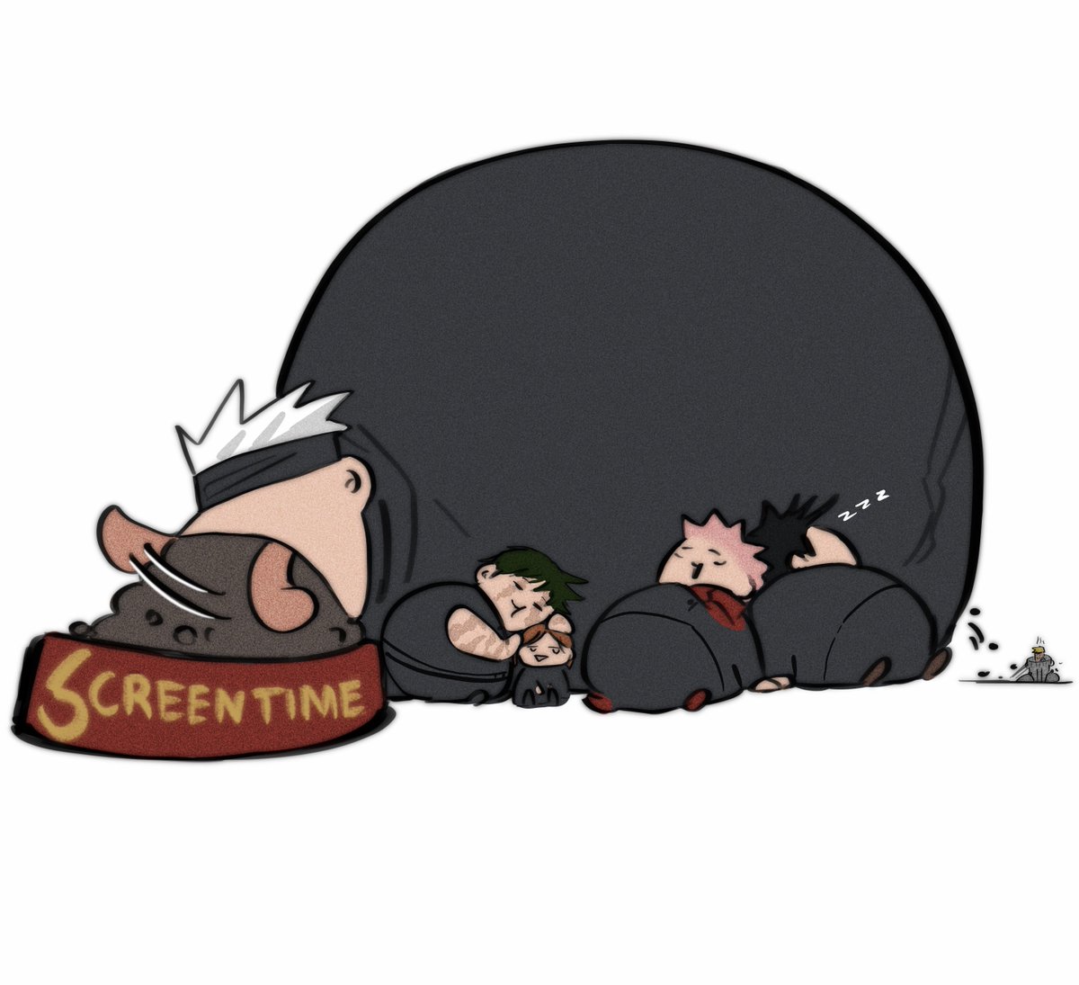 AlmondTofu_boy's tweet image. His greed sickens me