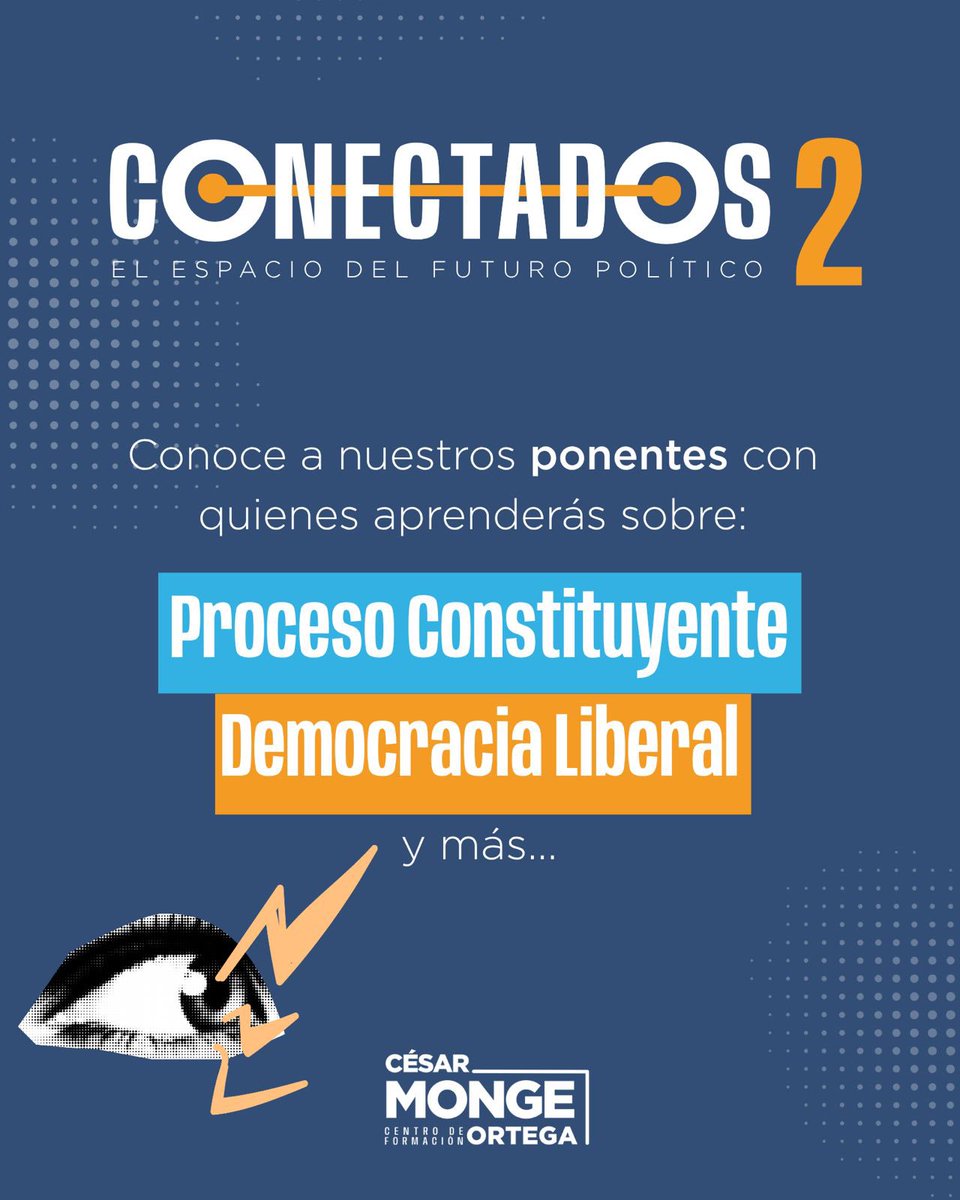 CFCesarMonge21's tweet image. ¡Es hora de Conectarnos! 💥
Mañana, Jueves 6 de Noviembre, comienza Conectados Edición 2.
 
Conoce a nuestros ponentes:
✅ Bettina Horts 
✅ César Febres Cordero 
¡Seguimos formando líderes para el futuro! 🇪🇨 
#Conectados #CFCésarMonge