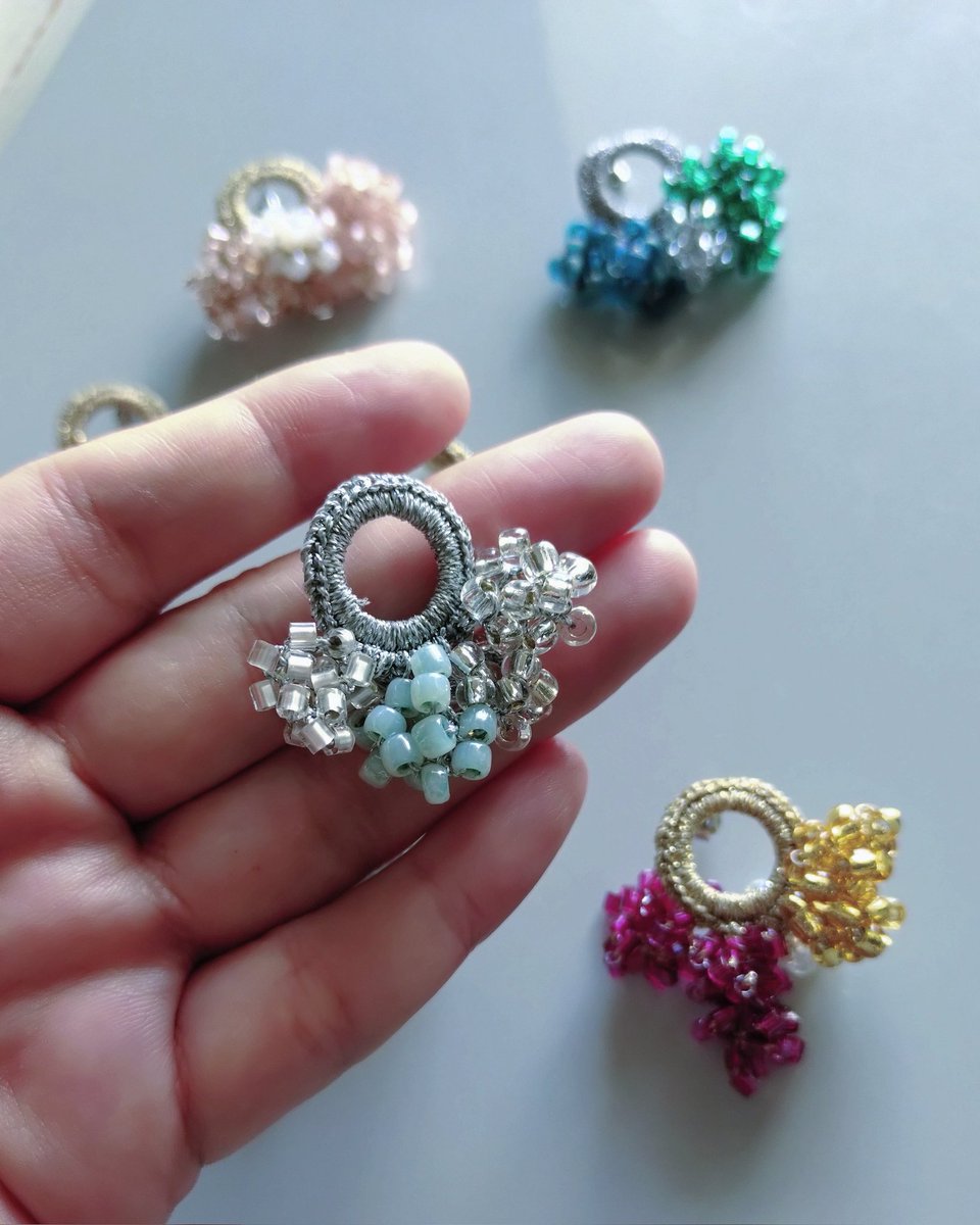 今日のピアス【彩-SAI-】　#下北沢　#三叉灯