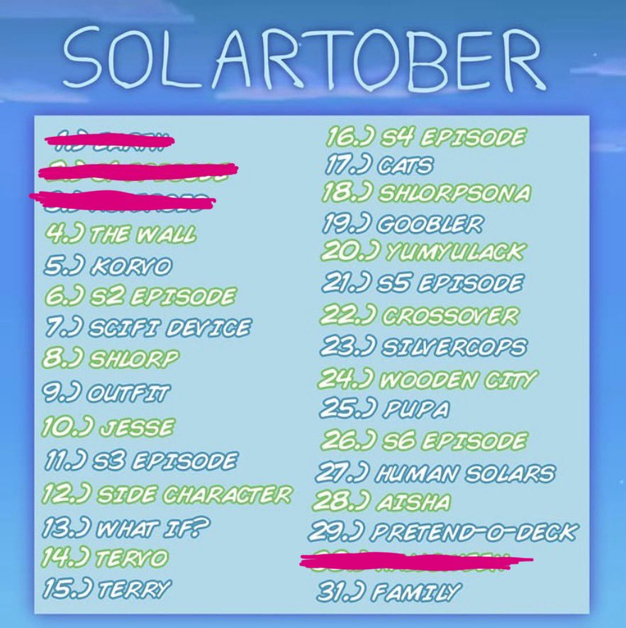 popteamdoki's tweet photo. SolarTober #5: The Wall ๐พ
I was gonna make a simple sketch where I told on of the wall people โYou insist upon yourselfโ, but S6 gave yumulack main villain energy and Iโm all here for it.
#SolarTober #SolarOpposites #SaveOurSolars #Solaroppositesfanart https://t.co/pFQC4W3WJb