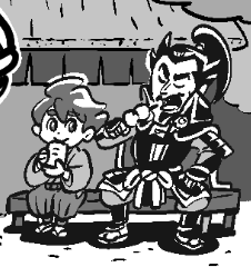 先日「久しぶりに虎太郎と秀吉のイラストを描いたら…」的なことをポストしたけど、割と最近イラスト教室のチラシに描いてましたね。
(申し込みは終了してます) 