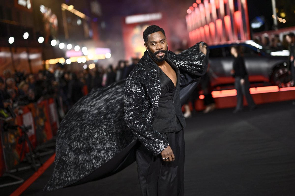 colman domingo at the premiere of the running man