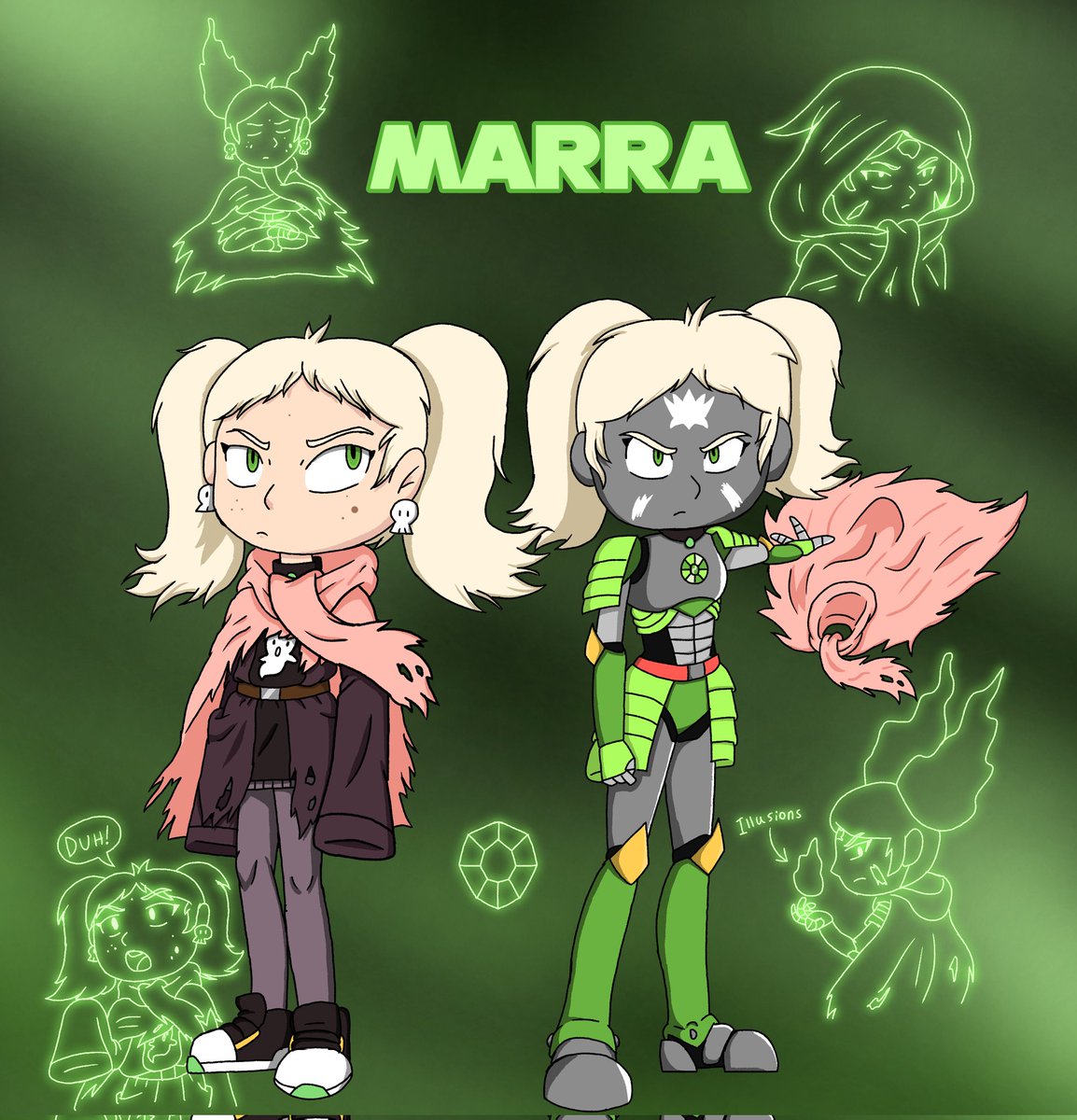 SuperJon64Ultra's tweet image. Meet the Marra! #hildatheseries #hildafanart #hildanetflix #hildamarra