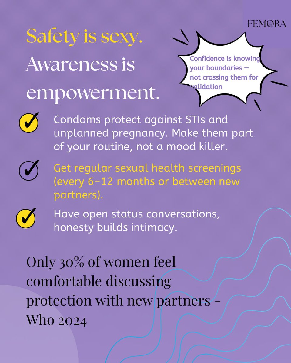 TalkToFemora's tweet image. Pleasure &amp;amp; Protection in 2025 isn’t optional — it’s the standard.
We’re choosing alignment, awareness, and authenticity in AND out of the bedroom.

#Femora #SexualHealth2025 #PleasureAndProtection #SafeSexIsSexy #WomenEmpoweringWomen