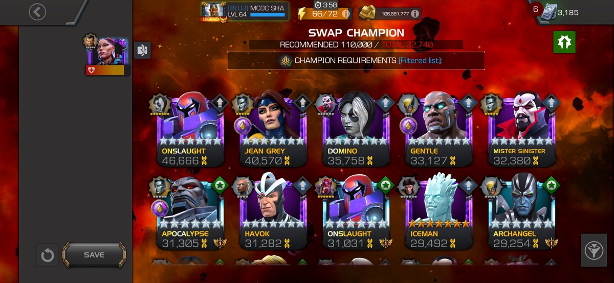 This is Elder Difficulty 2.1 skill class quest, node for skill class but no skill champion in selection 😂🤣

<a href="/MarvelChampions/">Marvel Contest of Champions</a> 
<a href="/Seatrainer/">Elston</a> <a href="/drewsamuto/">simula67</a>