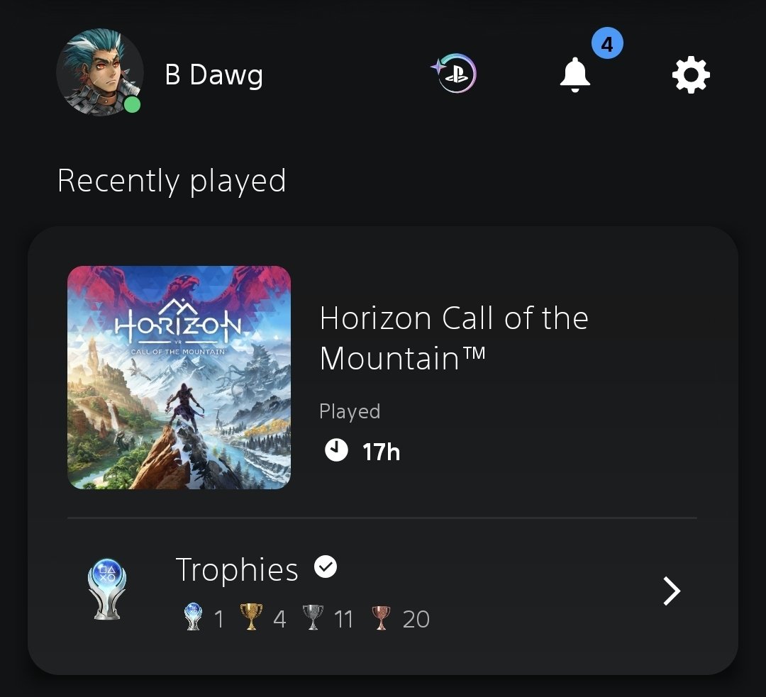 17 hours later and Horizon Call of the Mountain done and dusted. What a brilliant game. Top 3 PSVR2 game to me.