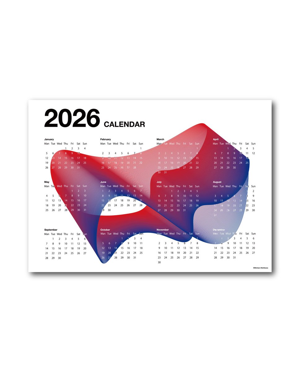 Shin_____D's tweet image. calendar2026
作りました
#カレンダー2026